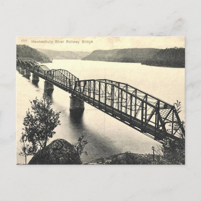 Old Postcard - Hawkesbury River, NSW (Front)