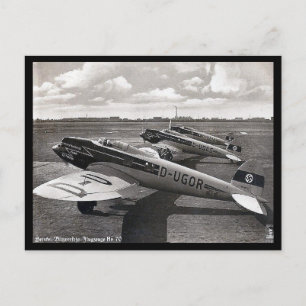 Old Postcard - Heinkel He-70s.