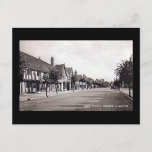 Old Postcard, Henley-in-Arden, Warwickshire Postcard