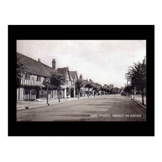 Old Postcard, Henley-in-Arden, Warwickshire
