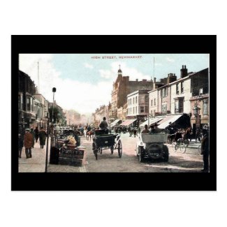 Old Postcard - High St, Newmarket, Suffolk