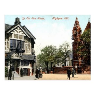 Old Postcard - Highgate Hill, London
