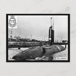 Old Postcard - HM Submarine "Warspite"
