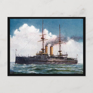 Old Postcard - HMS Prince of Wales