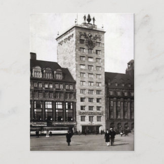 Old Postcard - Hochhaus, Leipzig