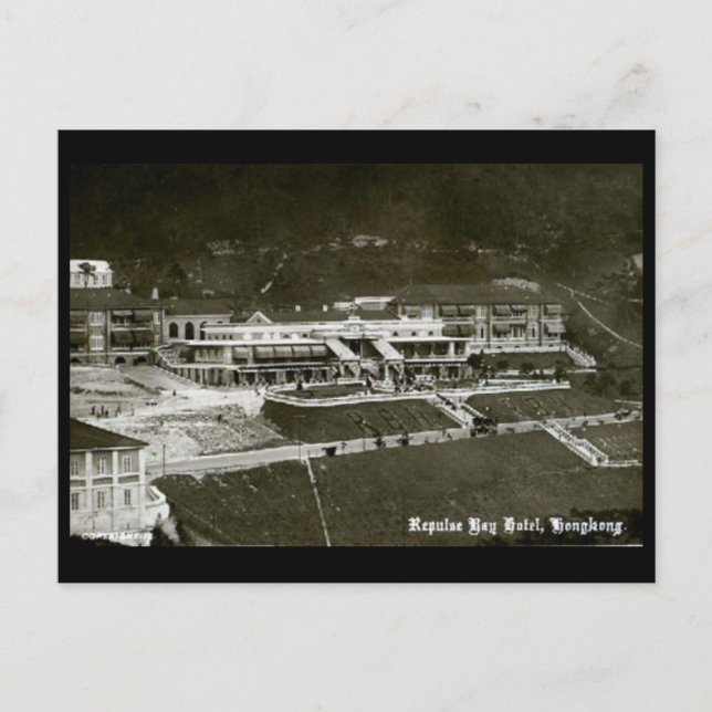 Old Postcard - Hong Kong, Repulse Bay Hotel (Front)