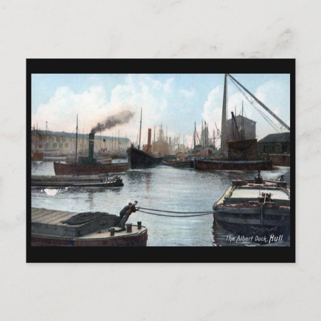 Old Postcard - Hull, Yorkshire (Front)