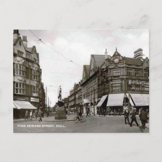 Old Postcard - Hull, Yorkshire (Front)