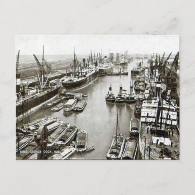 Old Postcard - Hull, Yorkshire (Front)