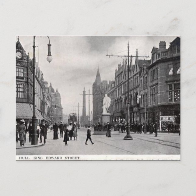 Old Postcard - Hull, Yorkshire (Front)