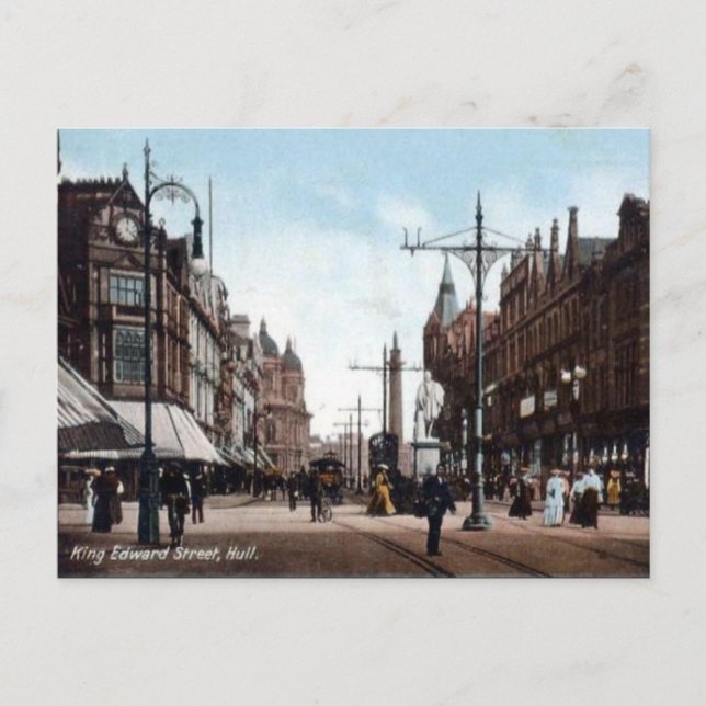 Old Postcard - Hull, Yorkshire (Front)