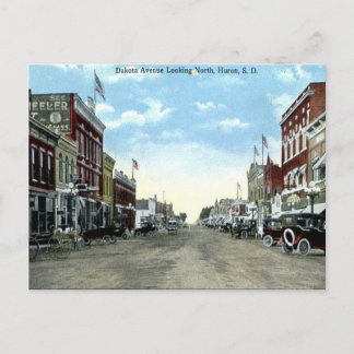 Old Postcard - Huron, South Dakota, USA