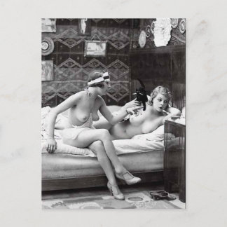 Old Postcard - Intimate Friends