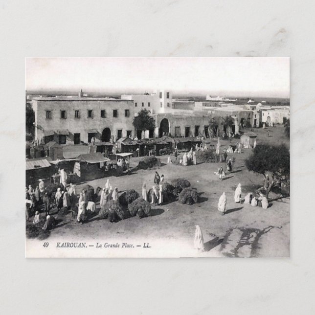 Old Postcard - Kairouan, Tunisia (Front)
