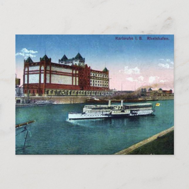 Old Postcard - Karlsruhe, Germany (Front)