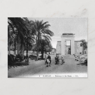 Old Postcard - Karnak, Egypt