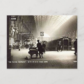 Old Postcard - King's Cross Station, London