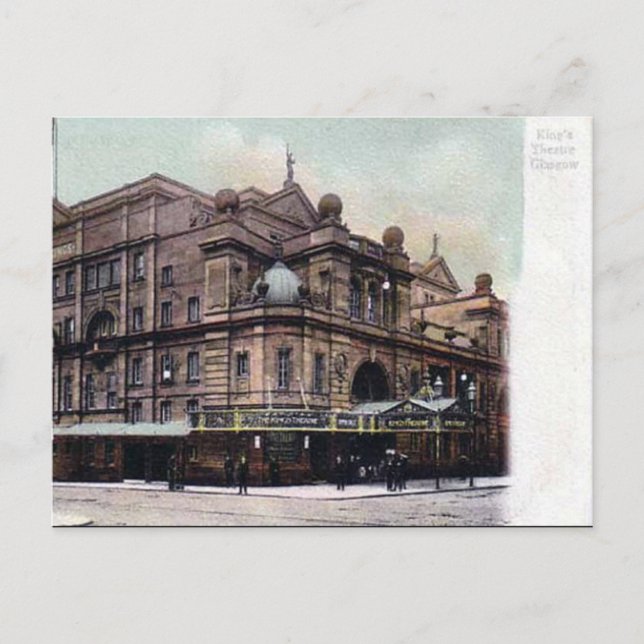 Old Postcard - King's Theatre, Glasgow (Front)