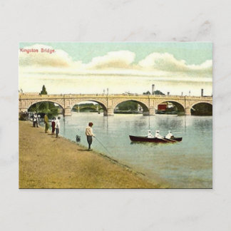 Old Postcard - Kingston Bridge, London
