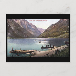Old Postcard - Klontalersee, Glarus, Switzerland.