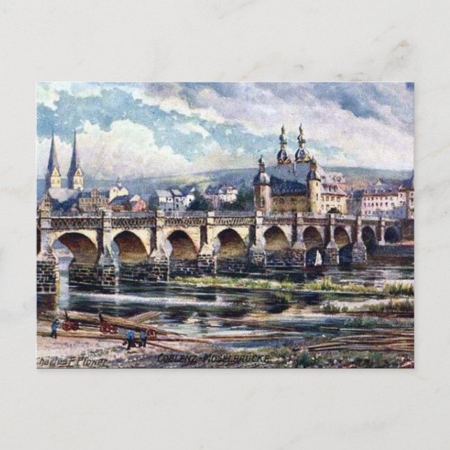 Old Postcard - Koblenz, Germany (Front)