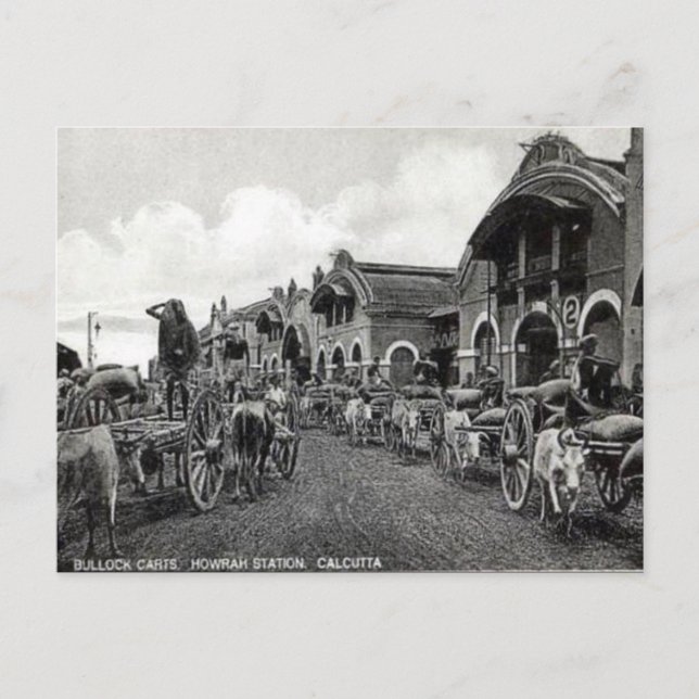 Old Postcard - Kolkata, India (Front)