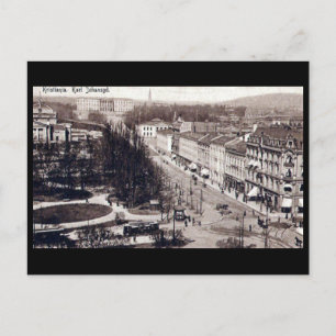 Old Postcard - Kristiania (Oslo). Norway.
