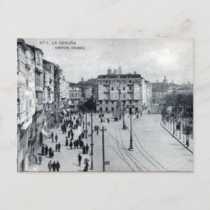 Old Postcard - La Coruna, Spain