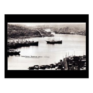 Old Postcard - Lake Union, Seattle WA