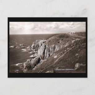 Old Postcard - Land's End, Cornwall