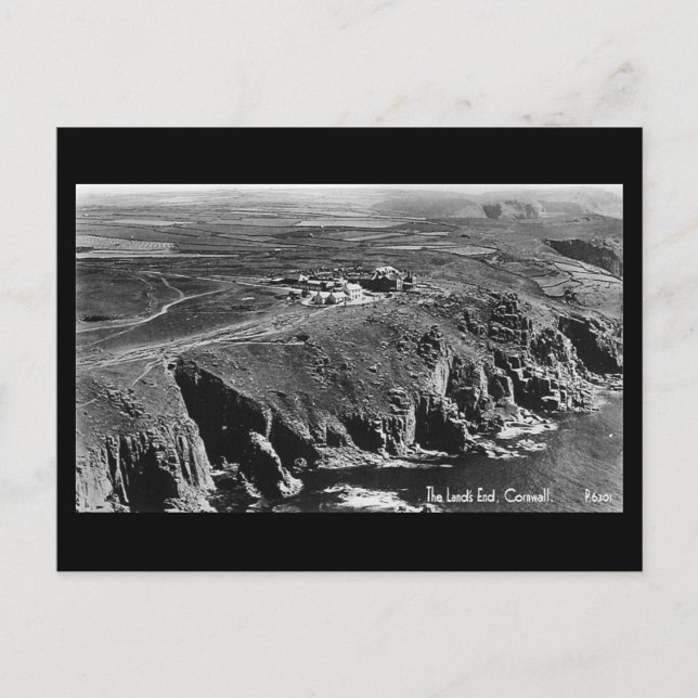 Old Postcard - Land's End, Cornwall (Front)