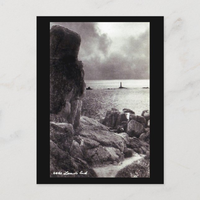 Old Postcard - Land's End, Cornwall (Front)