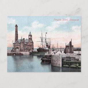 Old Postcard - Langton Dock, Liverpool