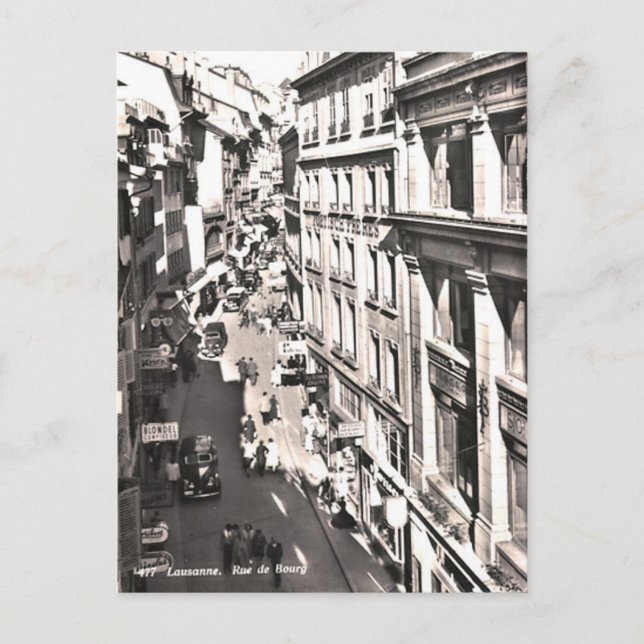 Old Postcard - Lausanne, Switzerland (Front)