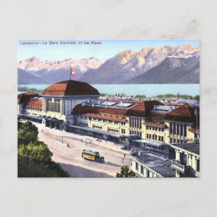 Old Postcard - Lausanne, Switzerland