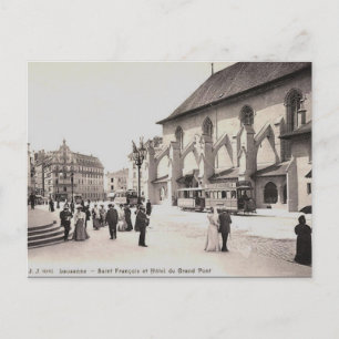 Old Postcard - Lausanne, Switzerland