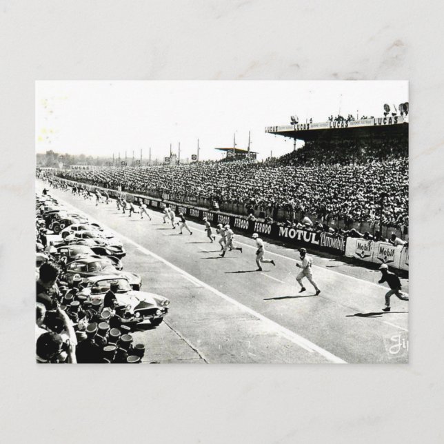 Old Postcard - Les 24 Heures du Mans (Front)