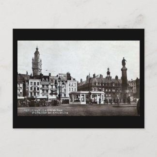 Old Postcard - Lille, La Grande Place