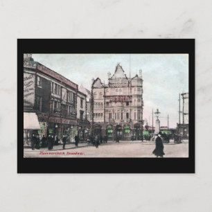 Old Postcard - London, Hammersmith Broadway in 190