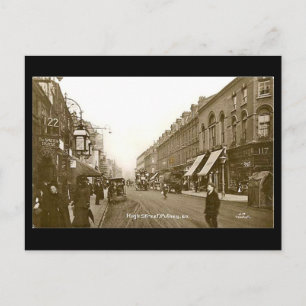 Old Postcard - London, High St Putney, 1918