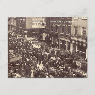 Old Postcard - London, Petticoat Lane