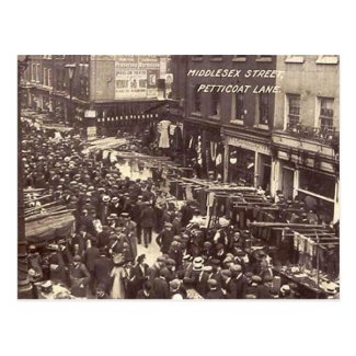 Old Postcard - London, Petticoat Lane