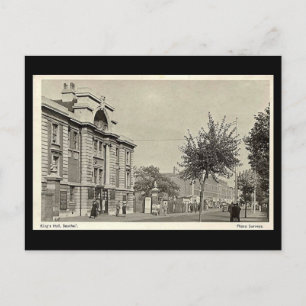 Old Postcard, London, Southall, King's Hall Postcard