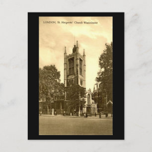 Old Postcard, London, St Margaret's, Westminster Postcard