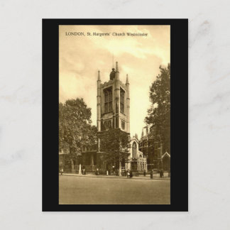 Old Postcard, London, St Margaret's, Westminster Postcard