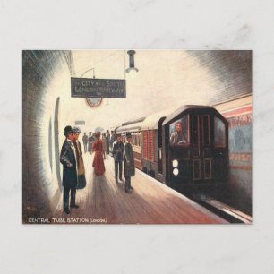 Old Postcard - London Underground