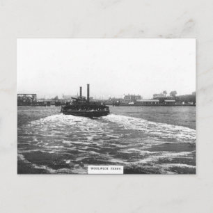 Old Postcard - London, Woolwich Ferry