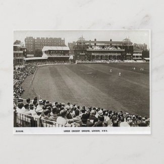 Old Postcard - Lord's Cricket Ground, London