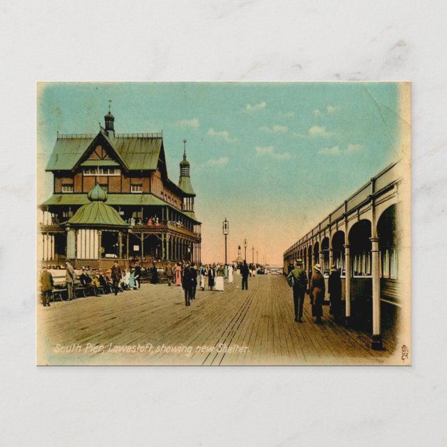 Old Postcard - Lowestoft, Suffolk (Front)