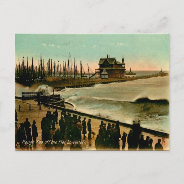 Old Postcard - Lowestoft, Suffolk (Front)